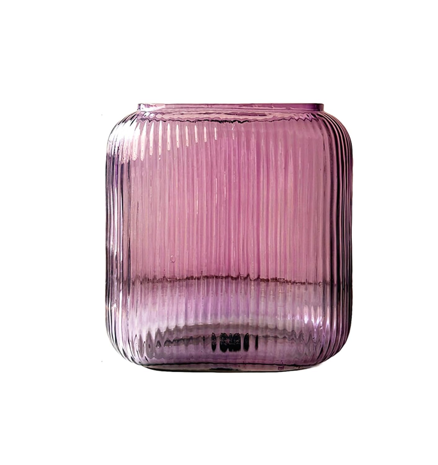 Mauve Rippled Lina Vase - Image 2
