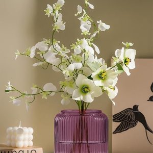 Mauve Rippled Lina Vase